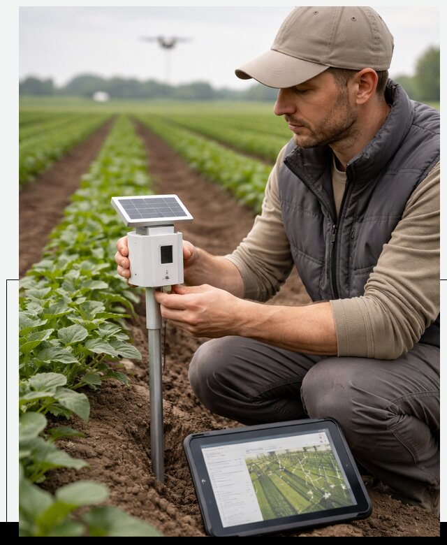 IoT мониторинг сельскохозяйственных полей и контроля в Светлограде