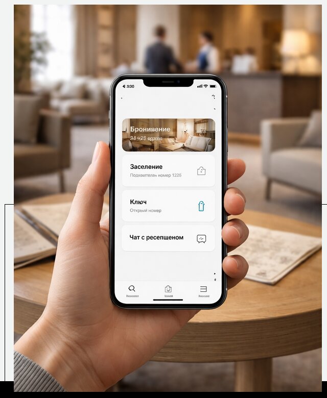 Мобильное приложение для гостей отеля в Светлограде, управление сервисом